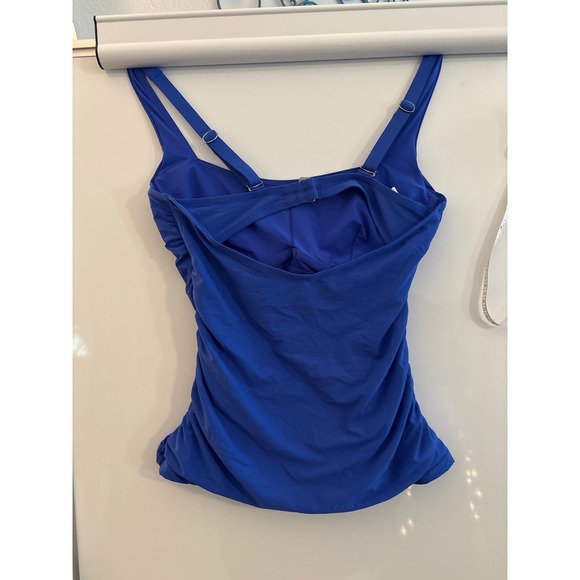 Athleta women's tankini‎ swim top 34 D/DD blue - Picture 3 of 4